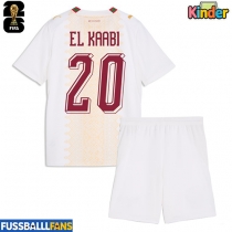Marokko Ayoub El Kaabi #20 Auswärts Trikotsatz Kinder WM 2026 Kurzarm (+ Kurze Hosen)